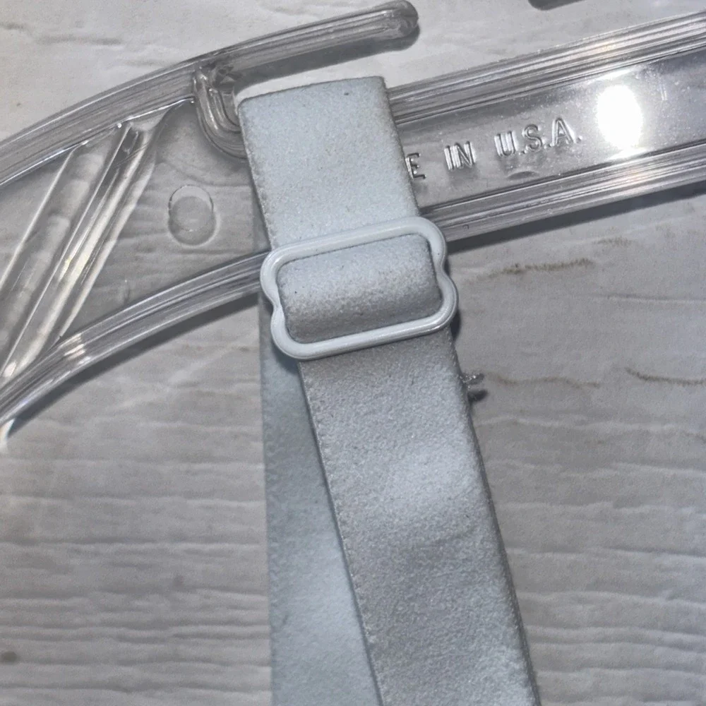 NWT Anne Klein T-Shirt Bra 42D Full Figure Unlined Light Blue Lace - Picture 9 of 10